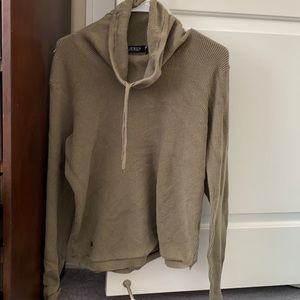 Super cute army green turtle neck!